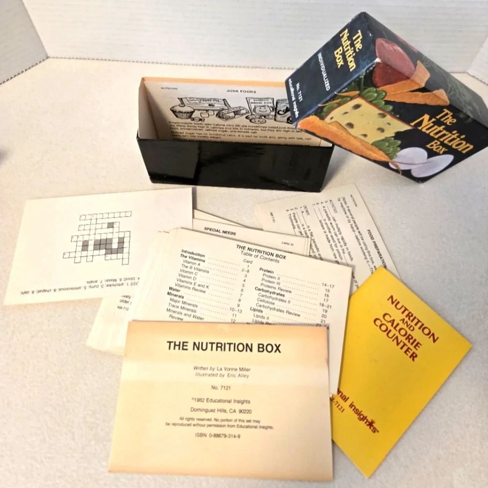 🌞1982 THE NUTRITION BOX EDUCATIONAL INSIGHTS